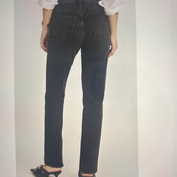 NWOT Women’s Pistola High Rise Straight Jeans. Size 26. Black - Picture 2 of 4